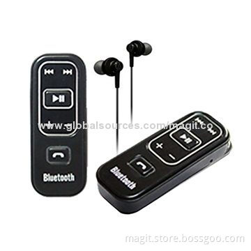 Bluetooth Stereo Earphones Receiver with Bluetooth Handsfree Function